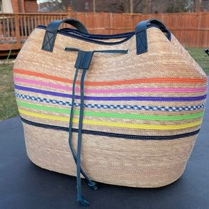 Maria Victory woven bag